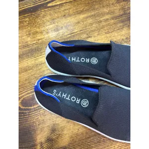Rothys Black The Original Slip‎ On Sneakers Size 8.5 thumbnail 9