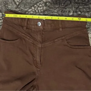 Wilfred Free Aritzia Women’s Size 4 Rust Brown High Rise Baggy Jeans thumbnail 7