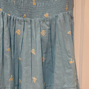 Cleobella Belinda Light Blue Mini‎ Dress large thumbnail 3