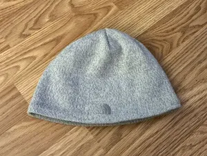 The North Face Heather Gray Knit Beanie thumbnail 1