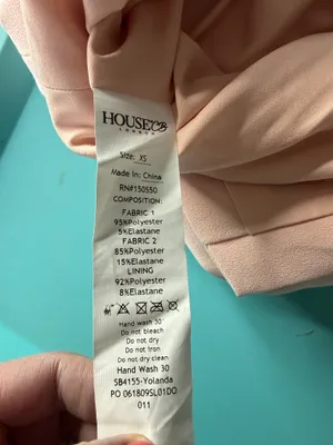 House of CB London Yolanda Dress Light Pink Size XS thumbnail 7