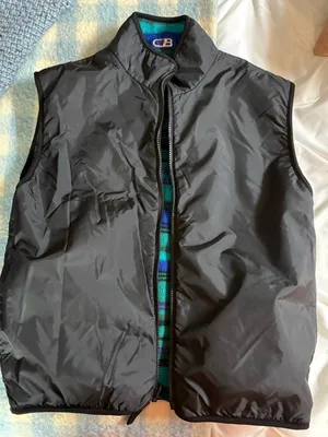 CB Sports Striped Teal & Blue Fleece Vest- Reversible thumbnail 5