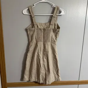 Abercrombie & Fitch Beige Mini Dress with Square Neckline Size XS thumbnail 2