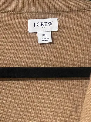 Preppy J. Crew Factory Schoolboy Sweater Blazer Size XL 100% Cotton thumbnail 4