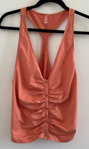 Free People Movement Walk It Talk It Tank Top In Peaches Size XL NEW thumbnail 1