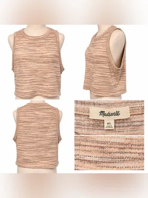 Madewell Textured Knit Tank Top – Size XL thumbnail 3