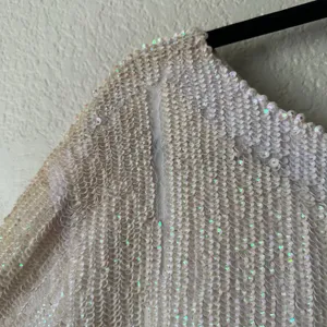 NWT Retrofete Grace Sequined Mini Dress Pearl Size Medium thumbnail 8