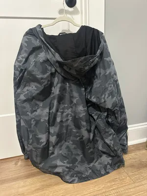 new heavy duty hooded rain jacket thumbnail 2