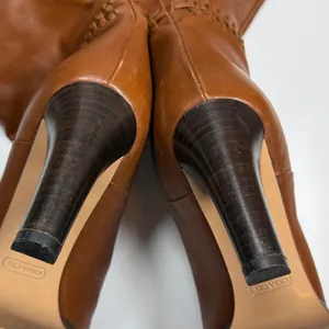 Coach Jae Soft Calf Slouch Leather Boots in Camel S-526 Sz 7.5 thumbnail 5