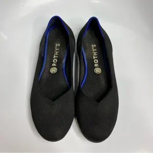 Rothy’s‎ black round toe flats ballet flats size 11.5 thumbnail 3