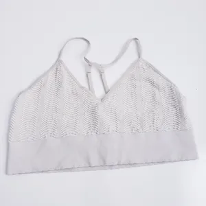 Anthropologie Textured Racerback Sports Bra thumbnail 2
