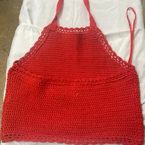Cotton On Scallop Halter Knit Top. Size Medium thumbnail 4