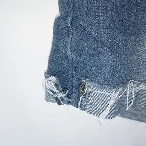 Vanity 32x2 Dark Wash Rivet Stitched Flap Pocket Jeans Short Shorts thumbnail 6