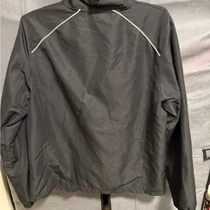 Reebok Women's Black Track Jacket Full Zip Sporty VTG Style L thumbnail 4