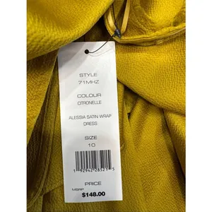 NWT French Connection Alessia Satin Wrap Dress 10 thumbnail 12