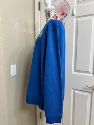 Tek Gear Men's Crewneck Sweater in Vibrant Blue thumbnail 4
