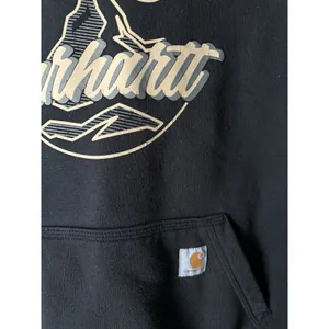 Carhartt Midweight Relaxed Fit Hoodie Sweatshirt Black C Logo Graphic Womens 3X thumbnail 2