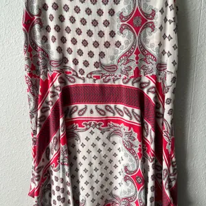 Umgee Womens Tank Dress Large Handkerchief Hem Paisley Floral Cottagecore Boho thumbnail 4