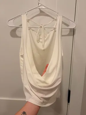 Open back top White Size none thumbnail 3
