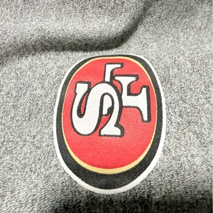 National Football League San Francisco 49ers Gray & Black Long Sleeve Crew-Women's Large thumbnail 5