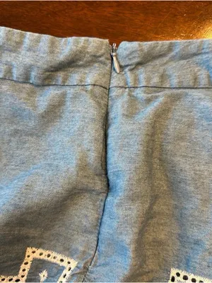 GB Blue/White Shorts with Side Zipper Size Small thumbnail 5
