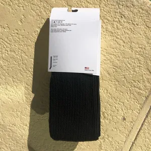 New American Apparel Black Thigh High Socks vintage original tall Y2K 2000s rare thumbnail 8