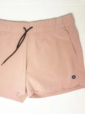 Free Fly Womens Pull-On Breeze Short - L - Dusty Pink thumbnail 1