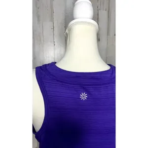 Athleta Women's Purple Run On‎ Tank Top Size Medium Sleeveless Lightweight thumbnail 3