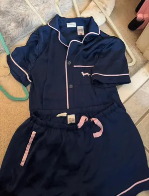 Peter Alexander Satin Pajamas Blue Size XS thumbnail 1