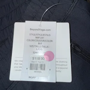 Beyond Yoga City Cargo Pants Women L Black NEW Wide Leg NW1241 Athleisure thumbnail 3