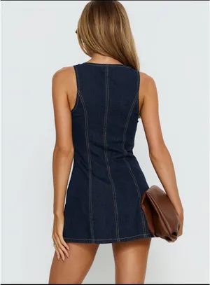 Denim Princess Polly Romper thumbnail 2
