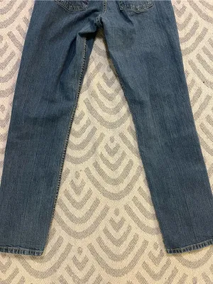 LEVI’S Signature Stretch Mid Rise Straight Leg Blue Denim Jeans 6 Medium thumbnail 6