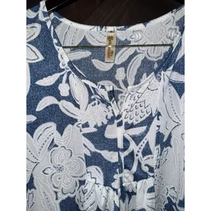 Shoreline blue and white sleeveless dress Women's Sz Small S‎ thumbnail 2