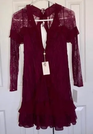 Daphne Mini Lace Dress thumbnail 3