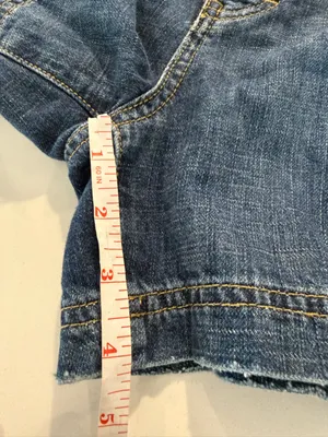 Tommy Hilfiger Classic Indigo Denim Jean Shorts Preppy/Y2k vibes Size‎ 8 thumbnail 12
