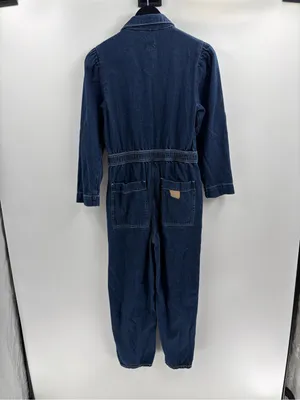 Anthropologie nully seventy + mochi Lorna denim blue jumpsuit size 4 NWT $215 thumbnail 9
