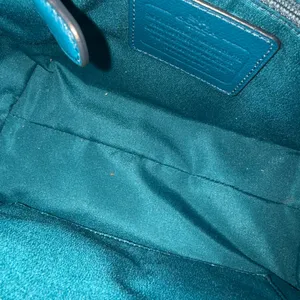COACH Shoulder Bag Crossbody Bag Hand Bag color‎ Blue Leather F33329 U thumbnail 7