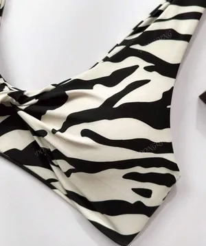 Zebra Print Bikini Shein thumbnail 3