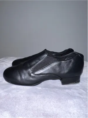 Capezio Black Tap Dance Shoes Size 6 thumbnail 2
