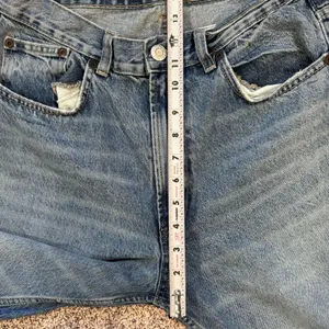 Zara Light Blue Denim Straight Leg Jeans Size 10 thumbnail 11