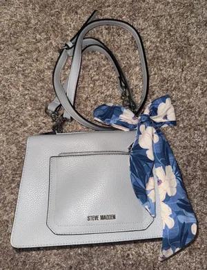 Blue Steve Madden Purse With Accessories thumbnail 1