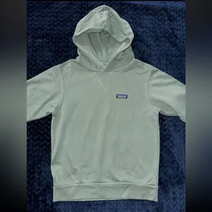PATAGONIA Regenerative Organic Cotton Hoody‎ Sweatshirt Hemlock Green Size 2XS thumbnail 2