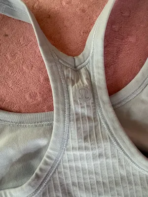 Light Purple Lululemon ribbed tank thumbnail 3