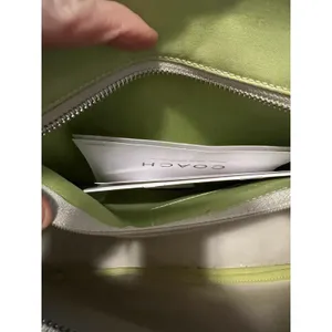 Coach Vintage Garden Tote Green Apple/ Yellow-6734 Coach Cards Included thumbnail 6