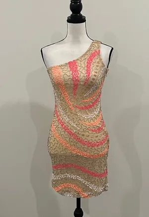 Rampage Beaded Bodycon Dress thumbnail 1