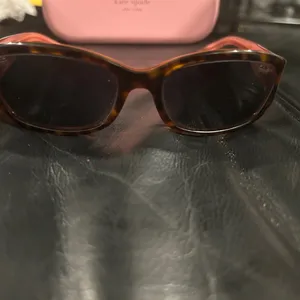 Kate Spade Vibrant Orange Eyewear. Frame and Kate spade hard case only thumbnail 4