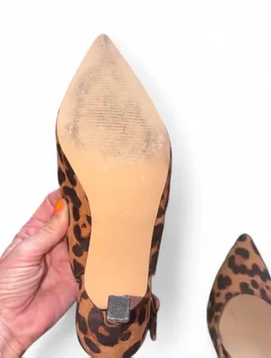 Leopard Print Kitten Heels Brown Size 7 thumbnail 7