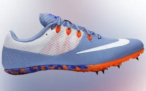 Nike Women’s Zoom Rival S8 Chalk Blue Hyper Orange Track Shoes thumbnail 1