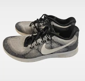 Nike Free 5.0 black & grey running shoes. Size US 8. Regular condition. thumbnail 4