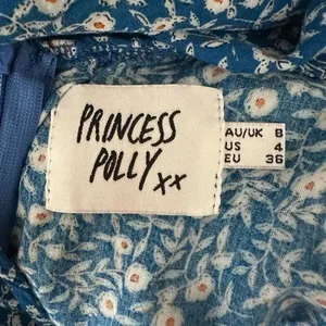 Princess Polly Georgia Midi Dress Navy Lower Impact Size 4 thumbnail 4